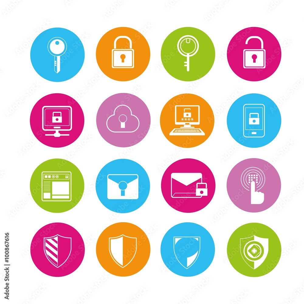 key icons, security icons key icons, security icons