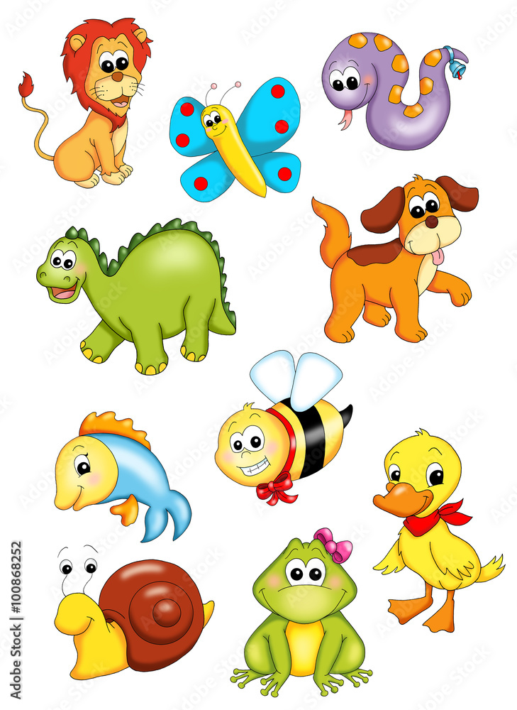 Fototapeta premium vari animali, 1
