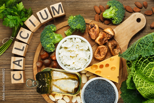 Foods rich in calcium photo