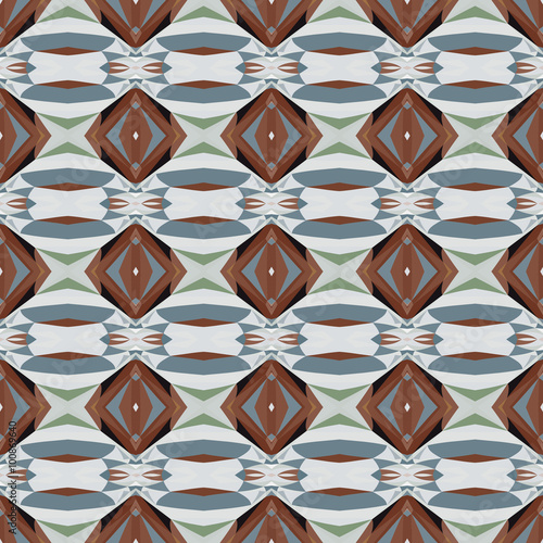 Seamless abstract pattern in ethnic style