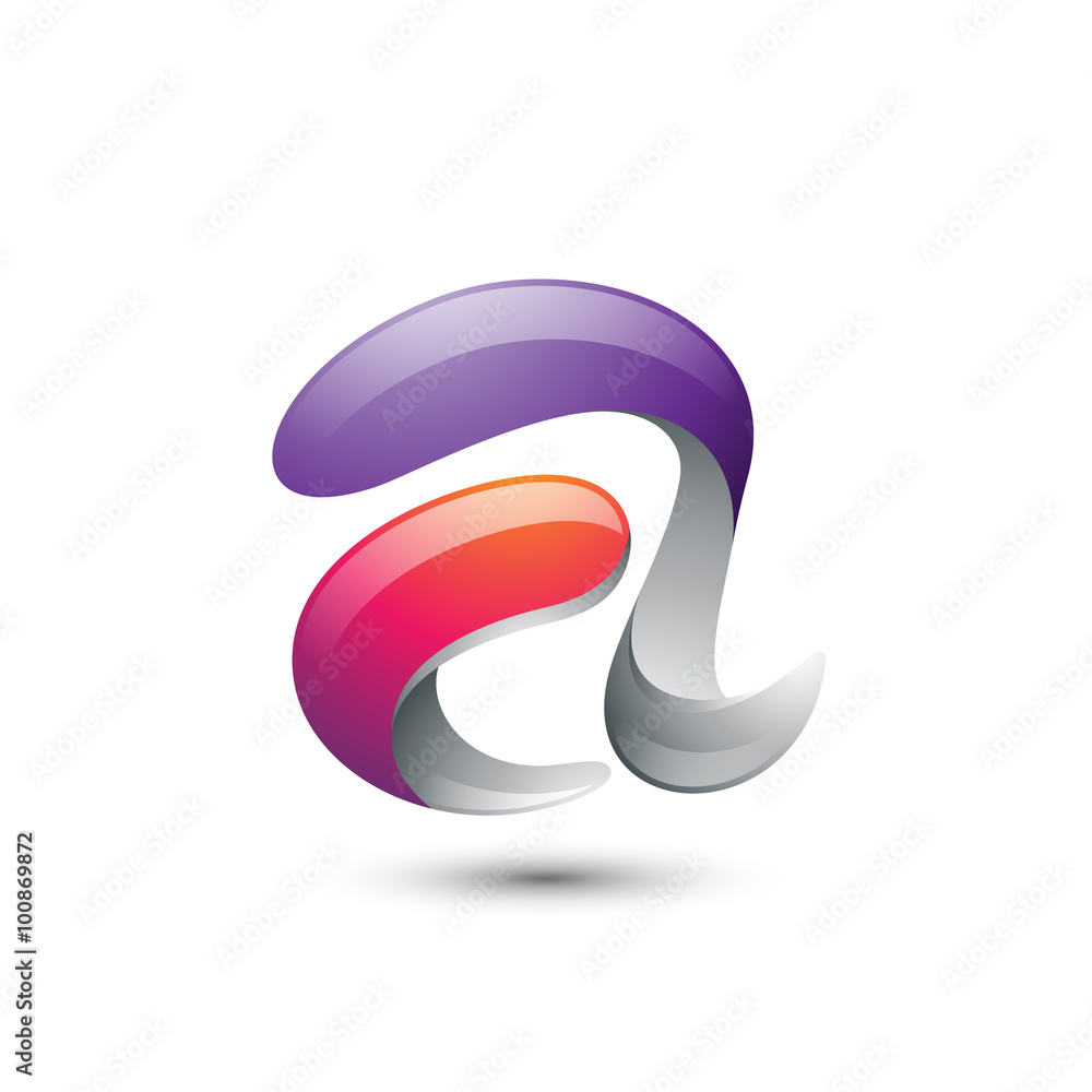 3D Letter A Logo 3D Letter A Logo