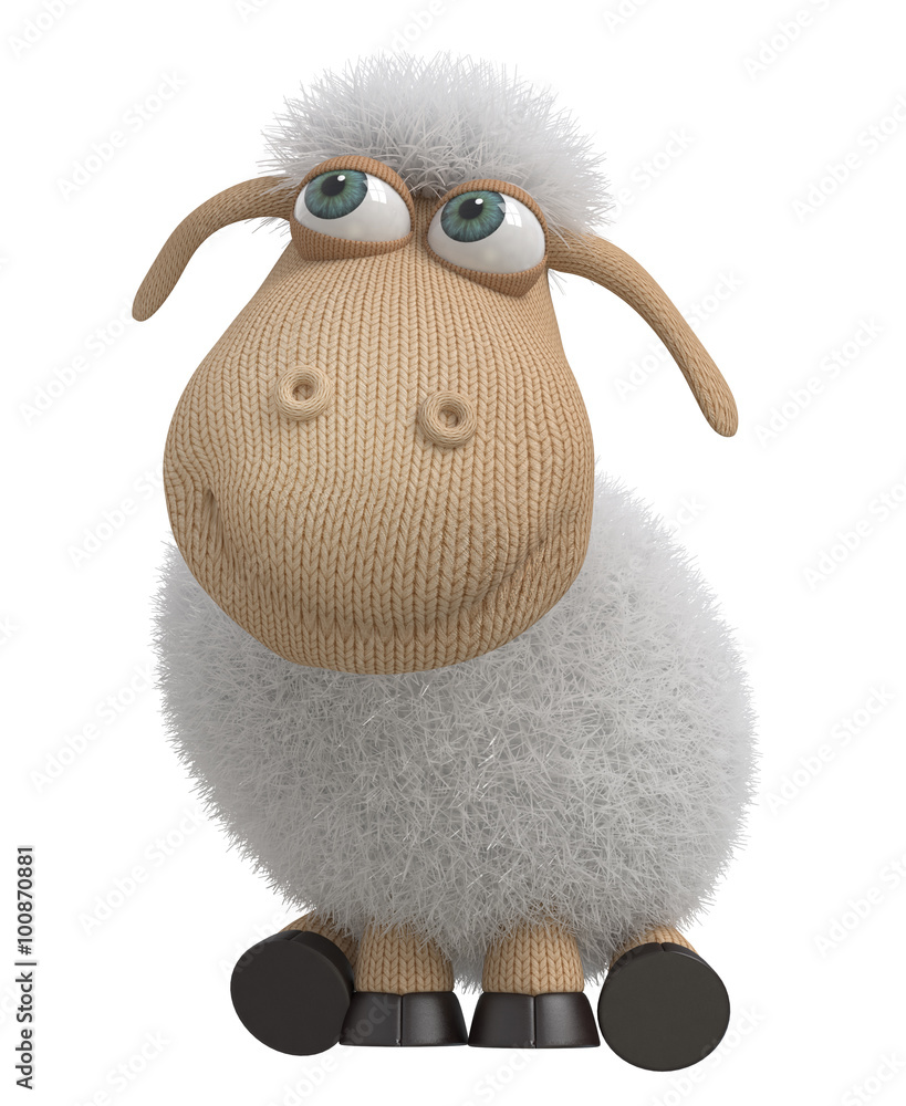 Obraz premium 3d ridiculous sheep