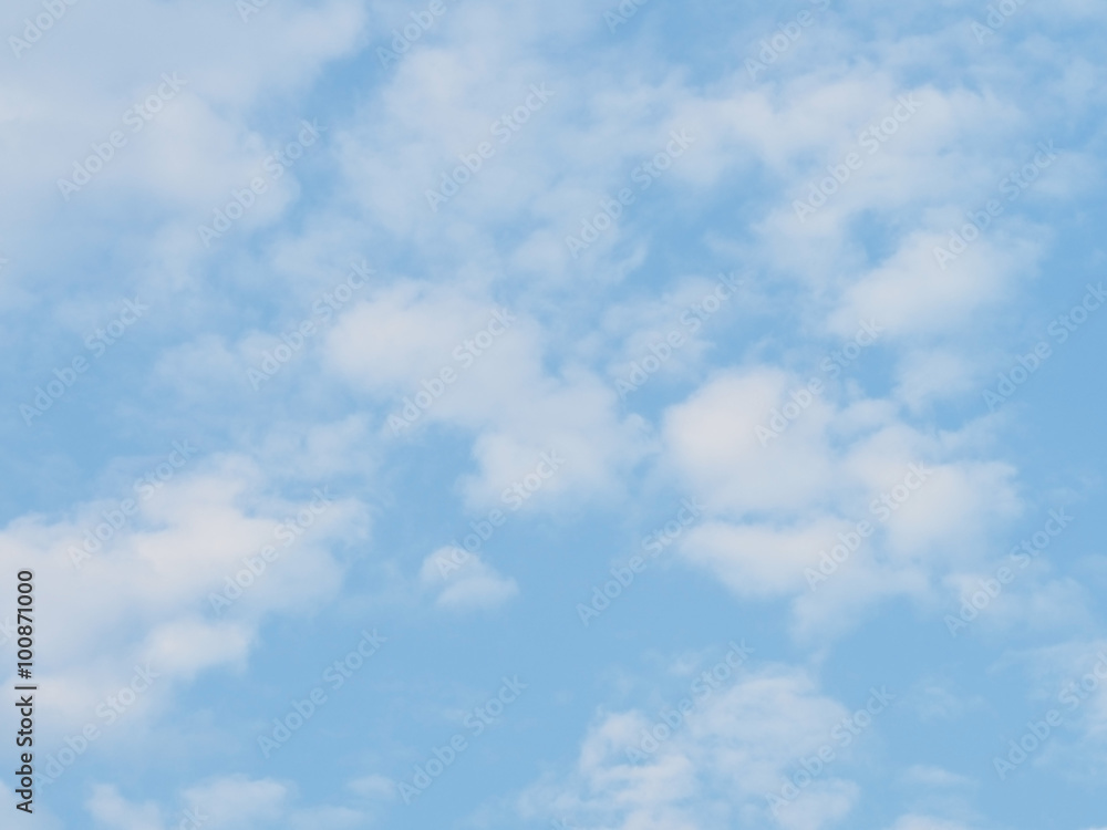 Fototapeta premium White clouds and blue sky