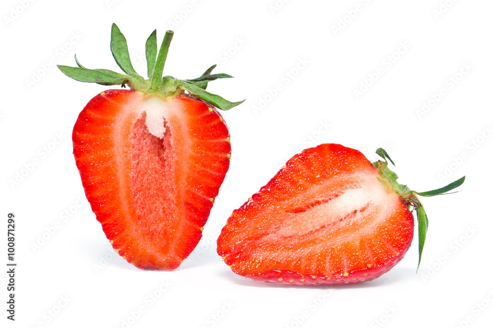 strawberry isolated over white strawberry isolated over white