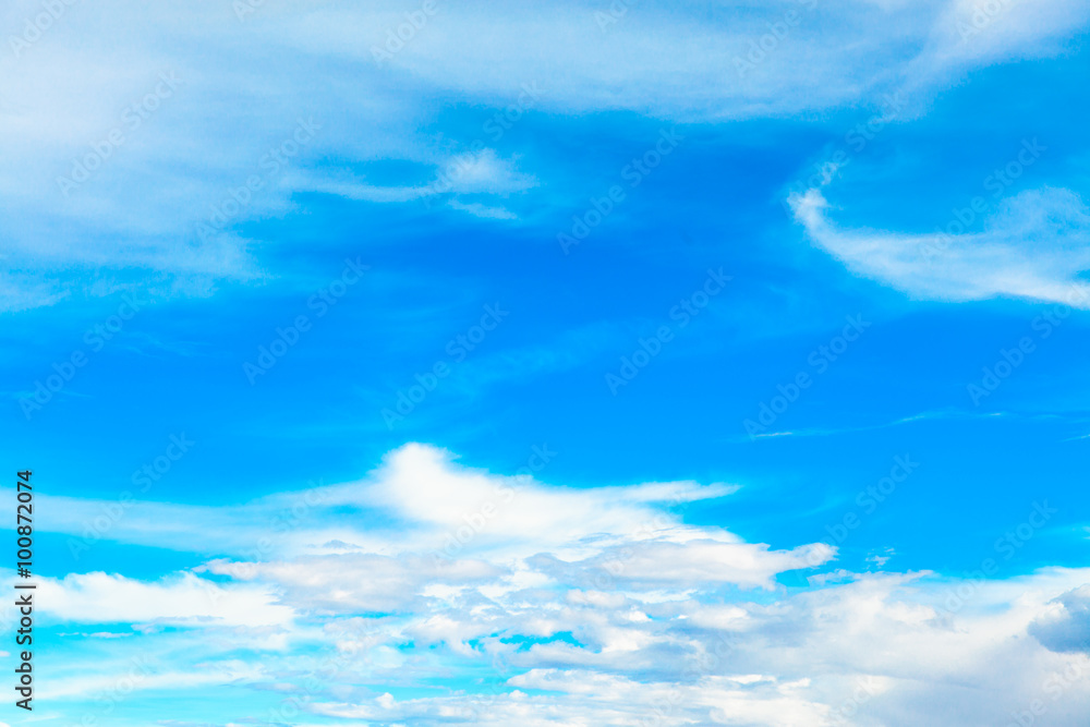 clouds in the blue sky clouds in the blue sky