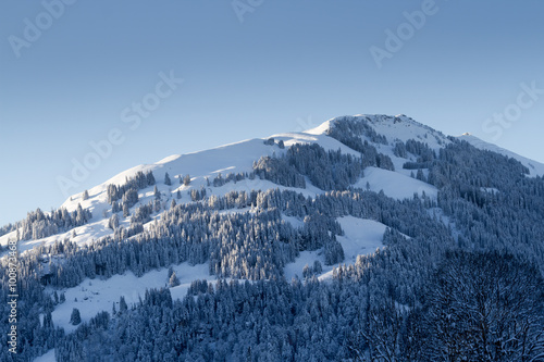 Winter landscape - Kitzbühel Hahnenkamm photo