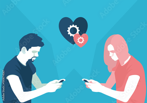 Valentine is day at a distance