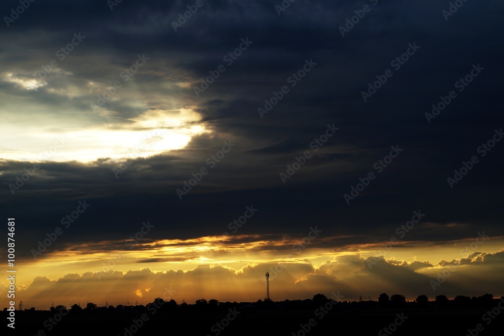 Obraz premium Zachód Słońca