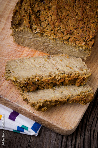 Wallpaper Mural Homemade vegan green lentil pate Torontodigital.ca