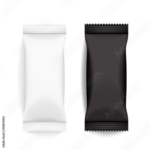 Set of Blank Foil Packaging : Vector Illustration EPS10