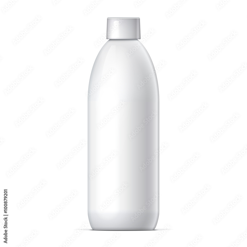 Blank bottle Realistic on white background vector Blank bottle Realistic on white background vector