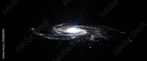 Vászonkép Black hole collapsar