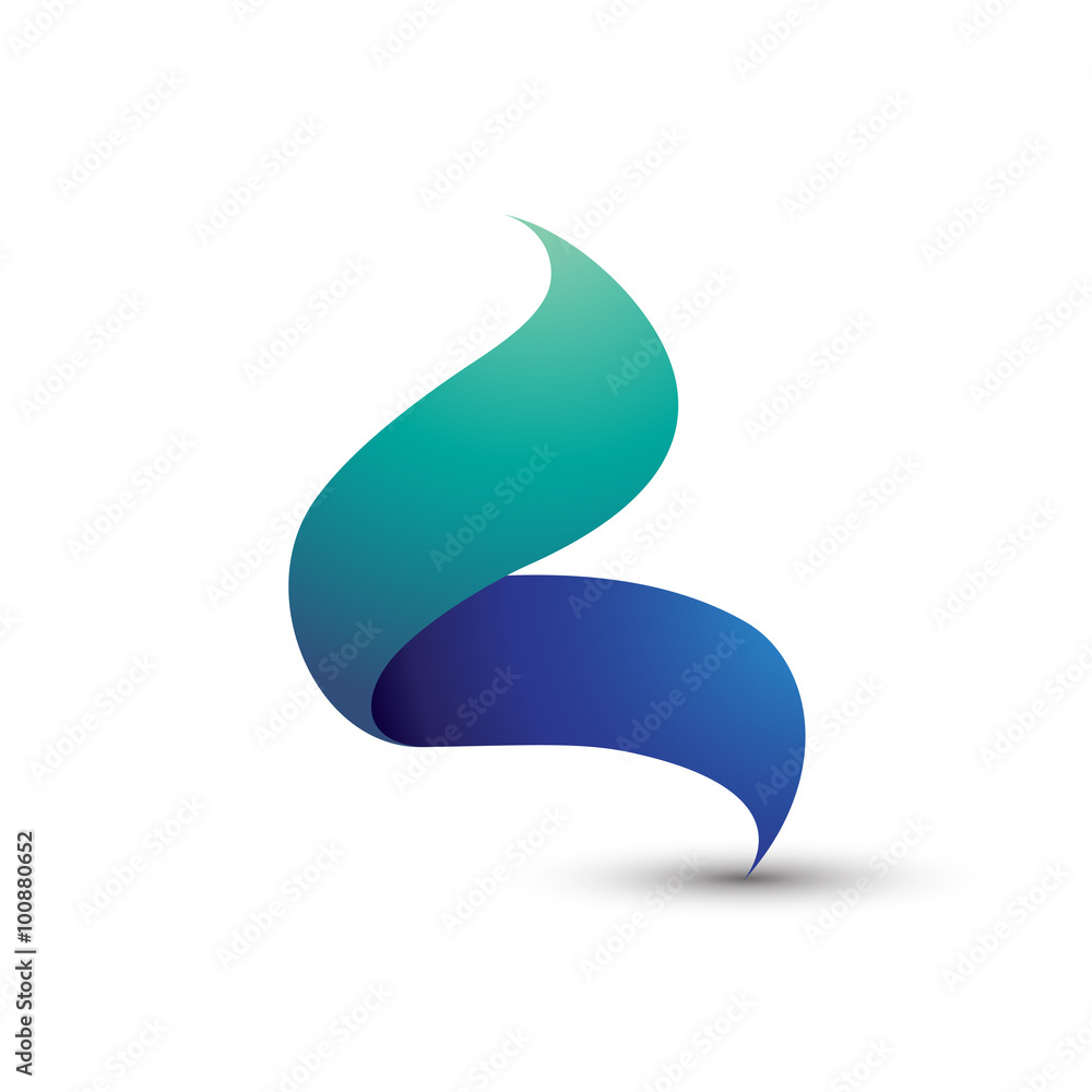 Fototapeta premium S Flame Logo