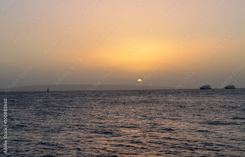 Sunrise at the Red Sea