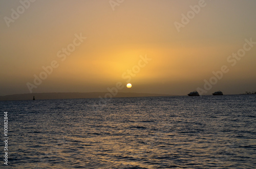 Sunrise over the Red Sea in Egypt © Studio-M