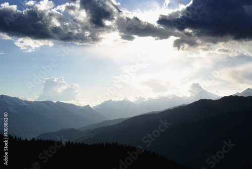 Georgia mountains in summer time