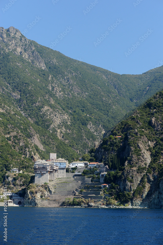 Monastery, Mount Athos, Athos, Halkidiki, Greece