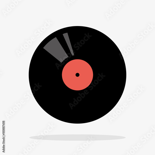 Vinyl Icon in Vector