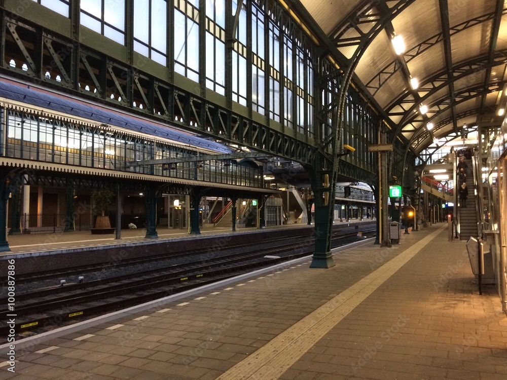 Empty old trainstation