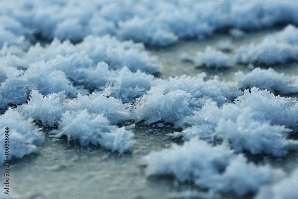 texture of frost crystals background texture of frost crystals background