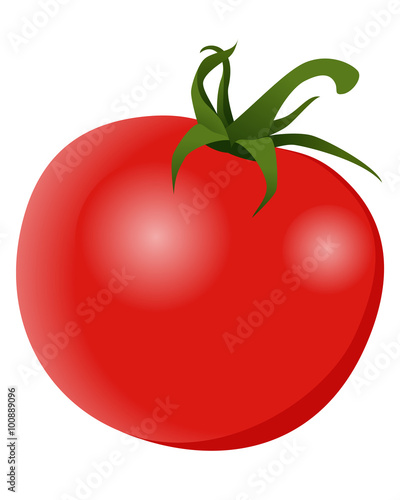 Red fresh tomato