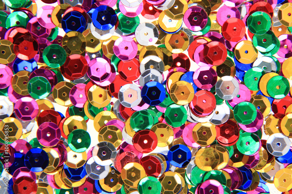 color metal confetti texture