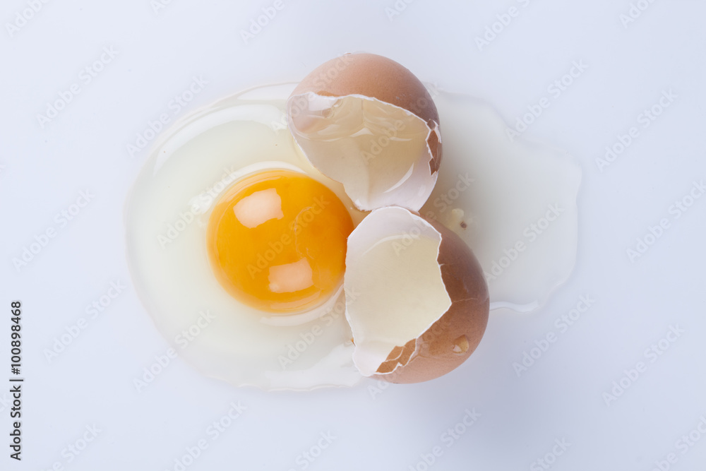 cracked egg
