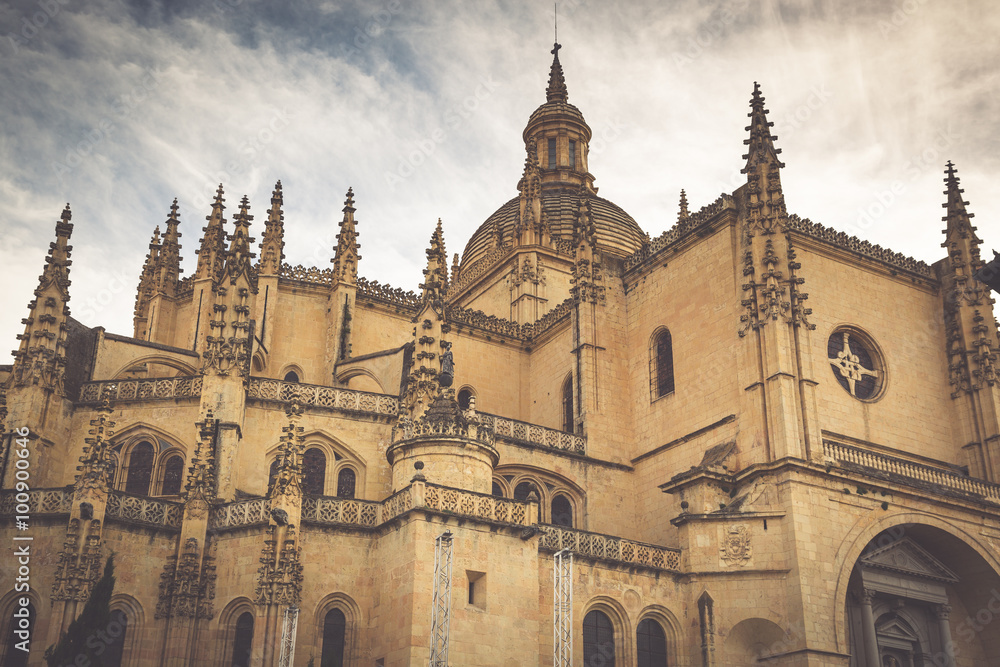 Segovia Cathedral is a Roman Catholic religious church in Segovi