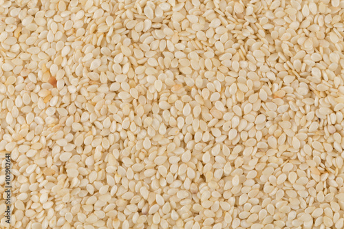 Closeup of lots of sesame seeds