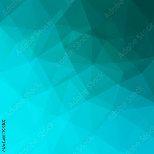 Background of geometric shapes. Blue mosaic pattern. Vector EPS