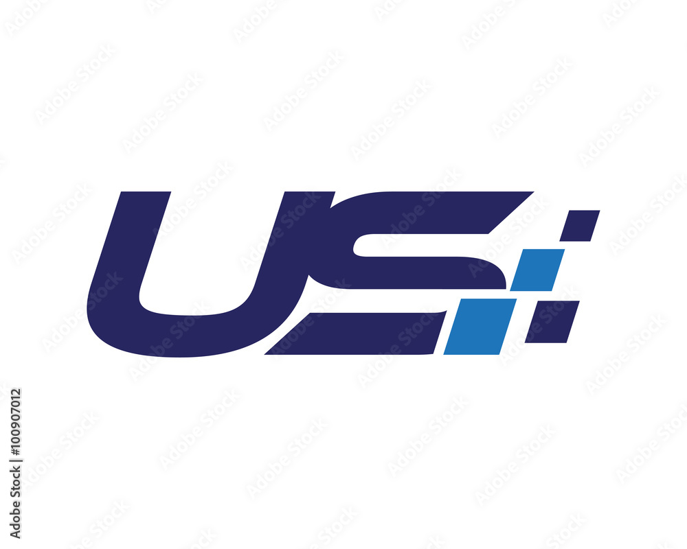 US digital letter logo US digital letter logo