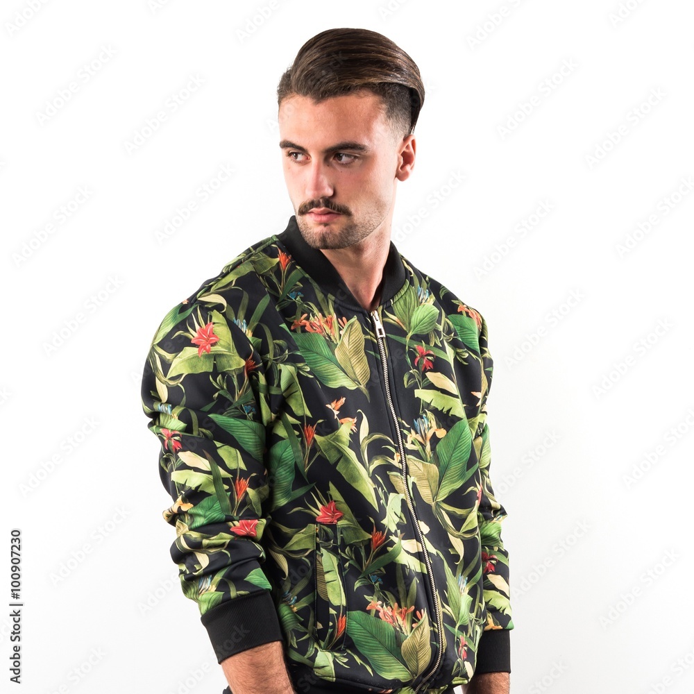 Model man in studio Model man in studio