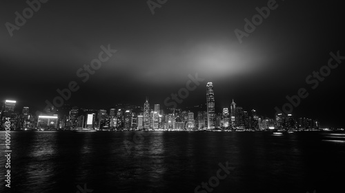 Skyscraper at victoria harbour in Hong kong © NuttKomo
