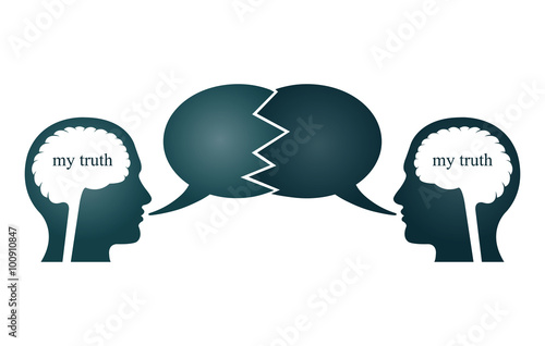 Two person arguing
