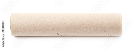 Empty tissue tube isolated