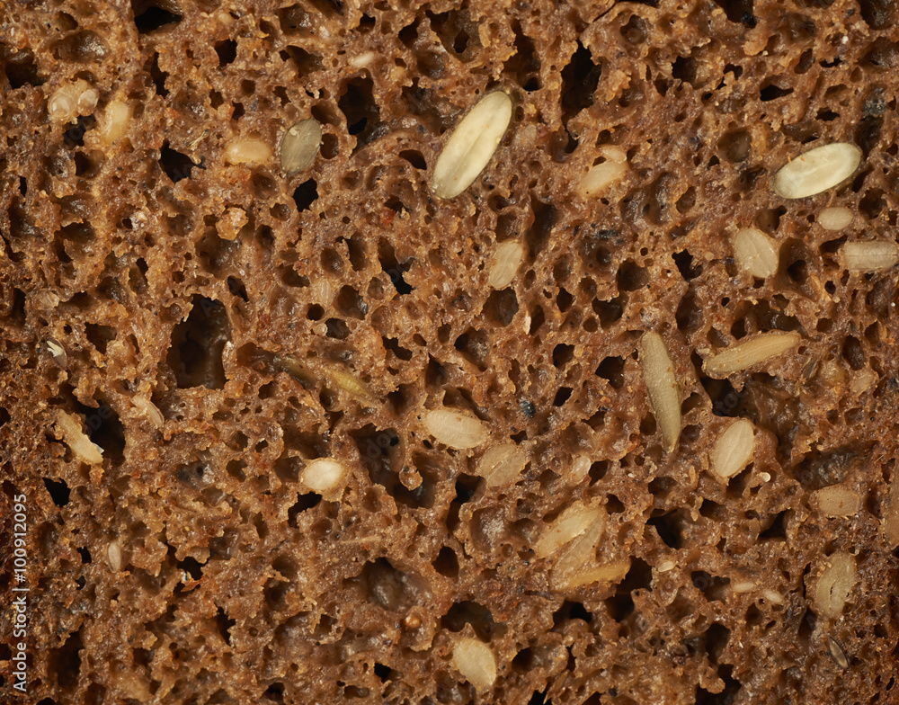 Black seeds bread texture Black seeds bread texture