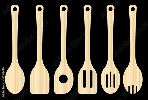 Wooden Kitchen Tools