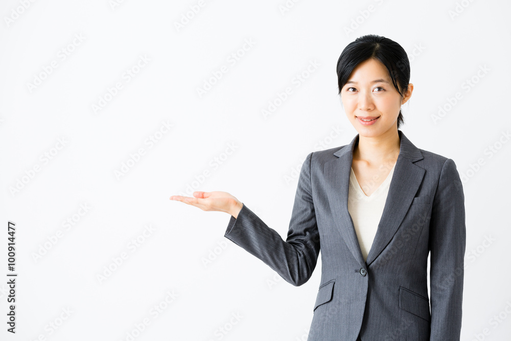 portrait of asian businesswoman isolated on white background portrait of asian businesswoman isolated on white background