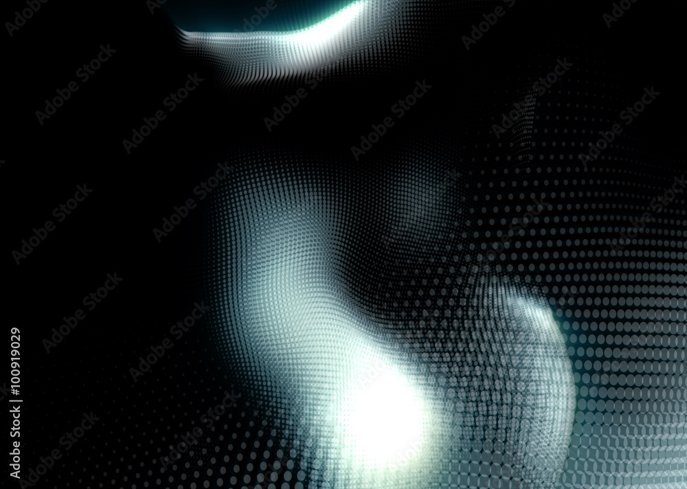 abstract modern wave light background