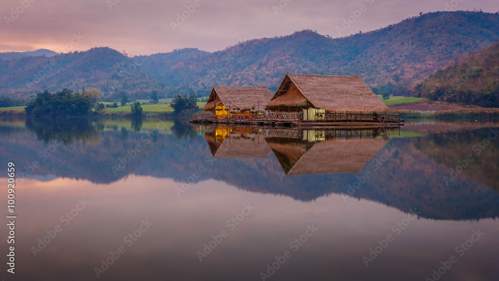 Fototapeta premium Khao wong Mountain at Suphan Buri , thailand