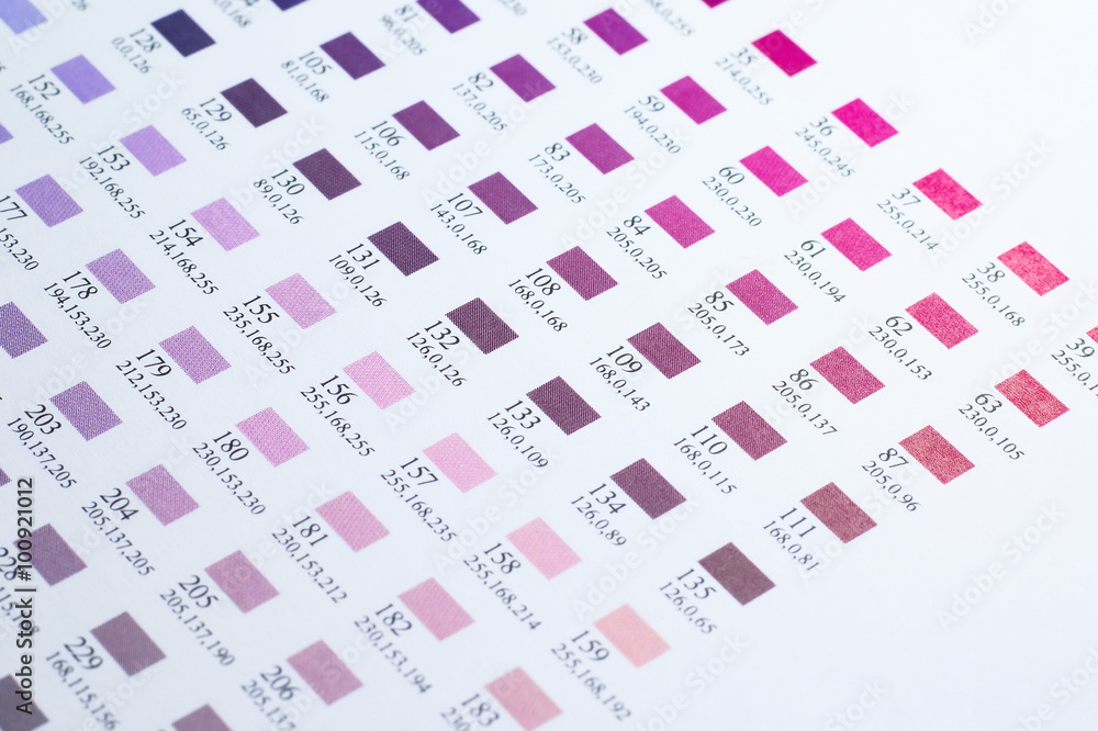 Color charts Color charts