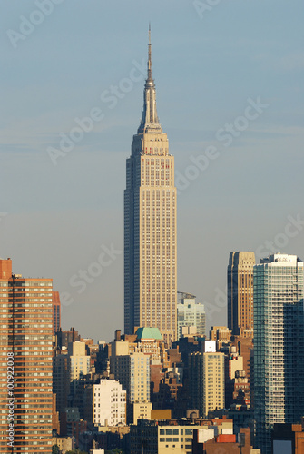 Empire State building closeup  Manhattan  New York City