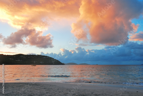 Beach sunset