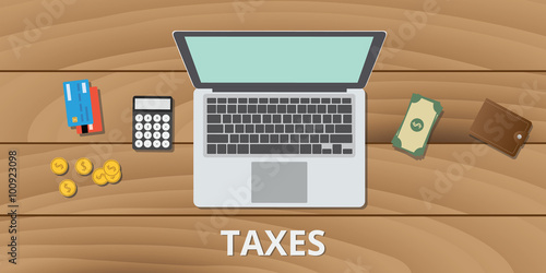 tax taxes manage budget and document use money calculator