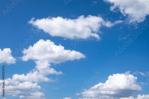 blue sky with cloud closeup