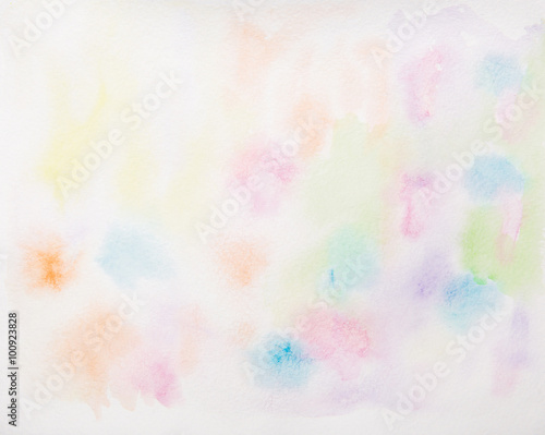 colorful spots water color