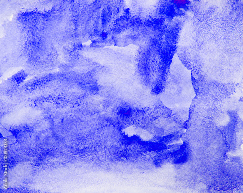blue spot water color