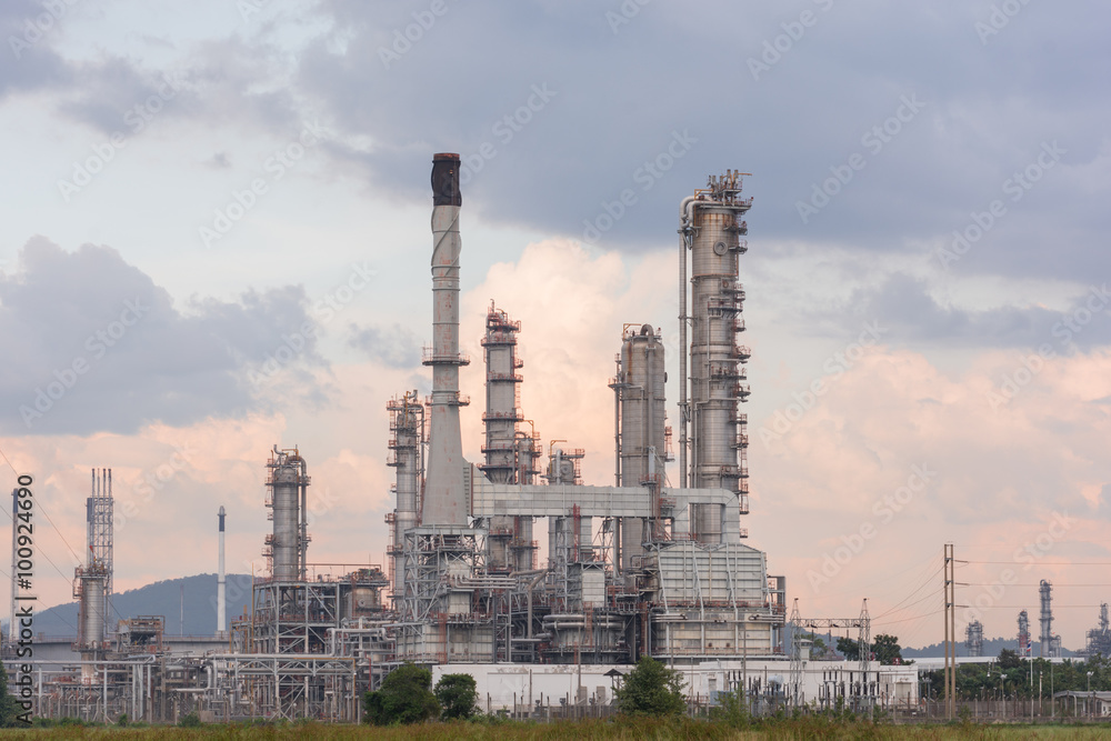 Oil Refinery factory station Oil Refinery factory station