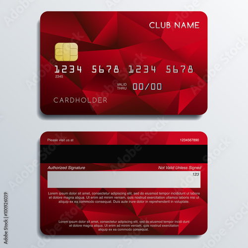 Set of Premium Credit Cards: Vector Illustration