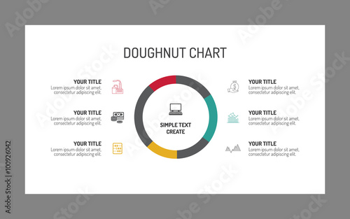 Single doughnut chart